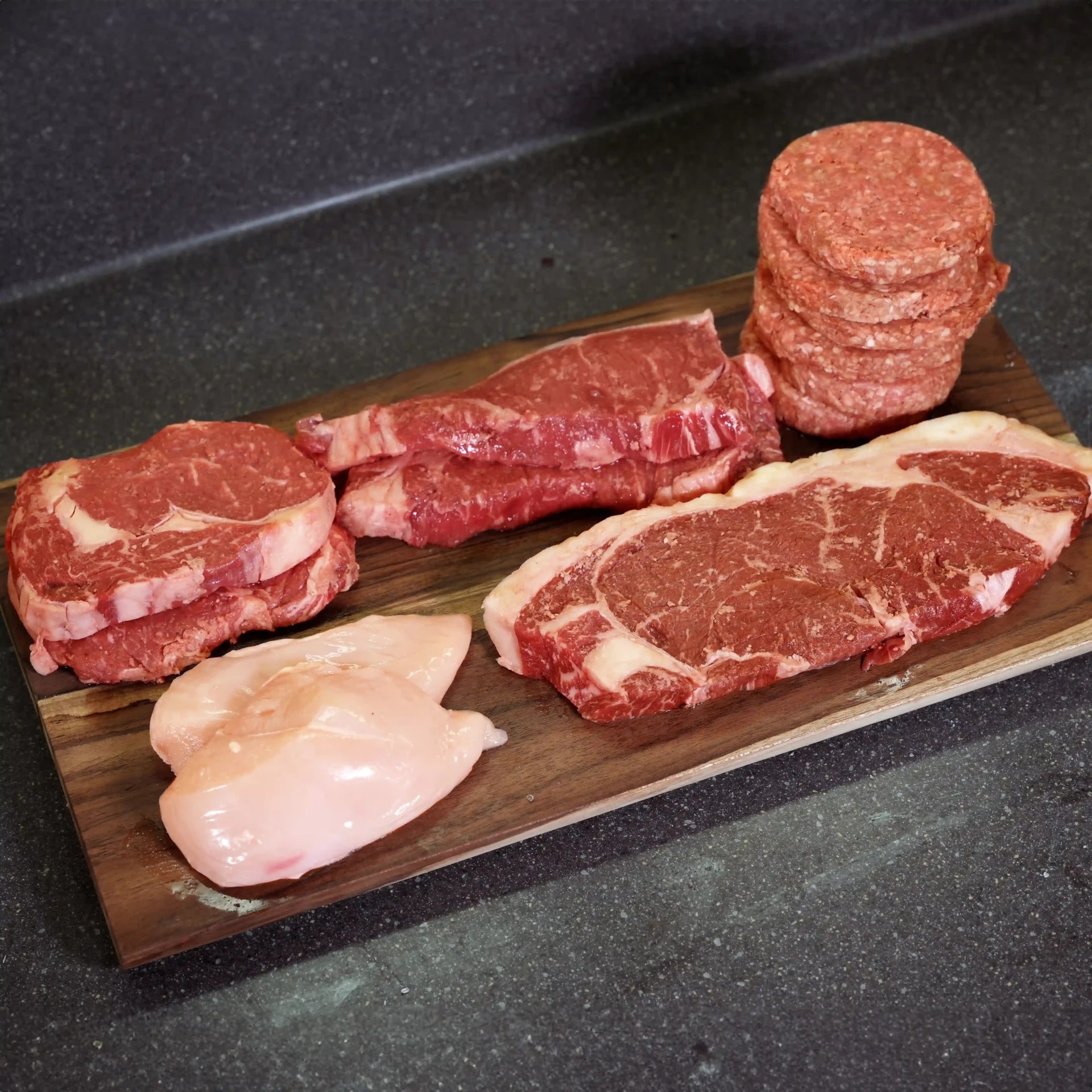 Stack Pack Meat 6 Pack Meats - Premium Farm-Fresh Beef, Chicken, & Pork Delivered
